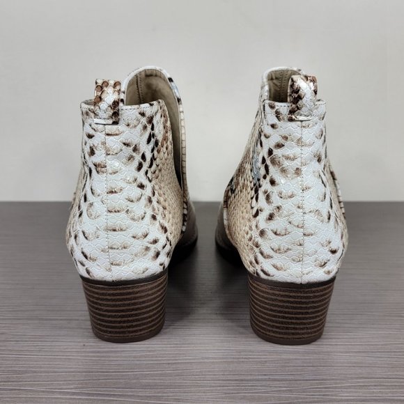 CL by Laundry Cherish Snakeskin-Print Ankle Boots - Picture 5 of 11